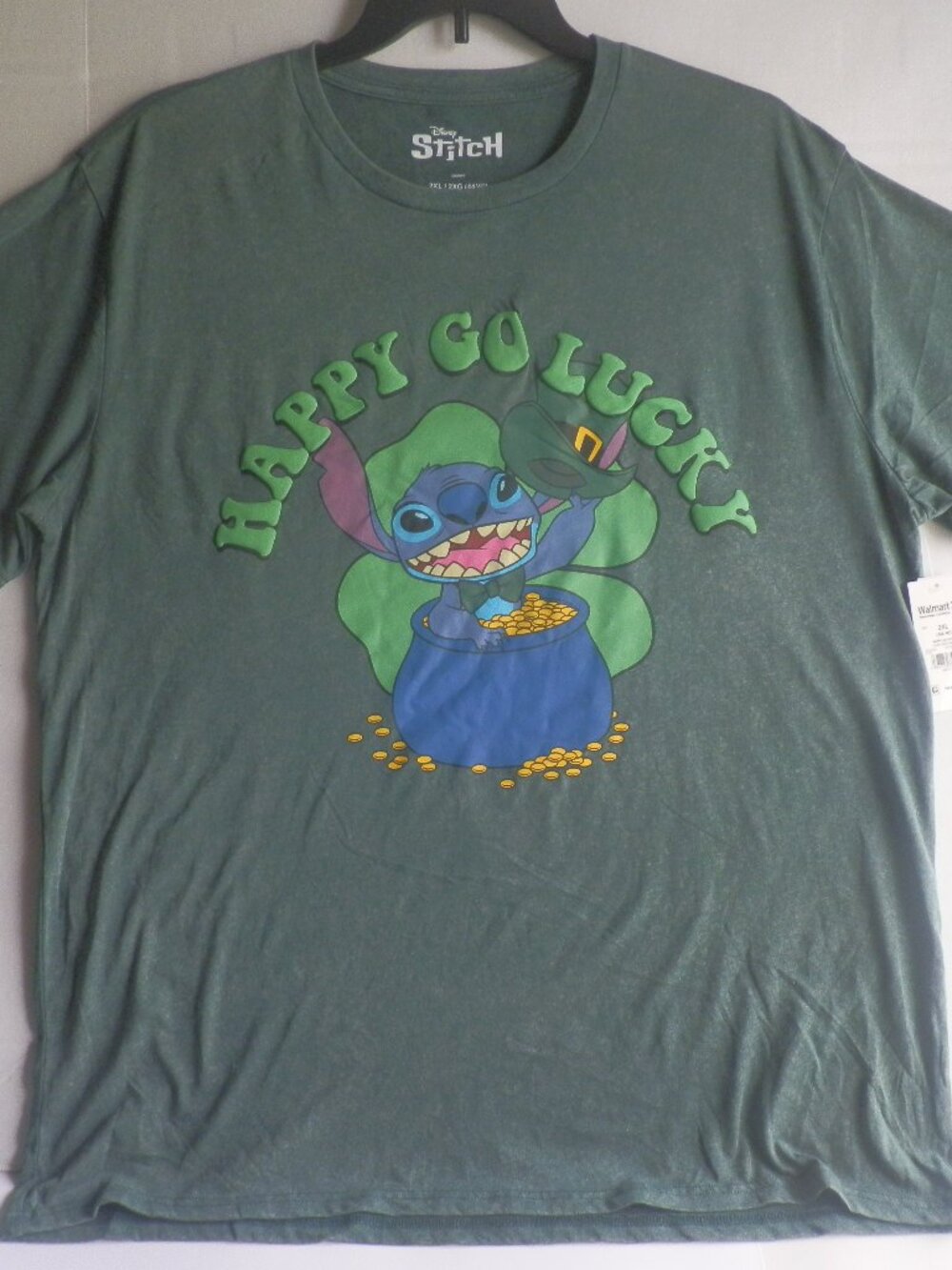 Men’s 'Happy Go Lucky' Stitch Graphic Tee 2XL